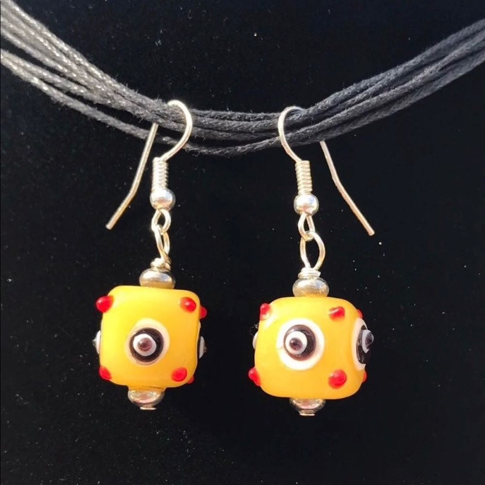 Handcrafted Lampwork Glass Earrings